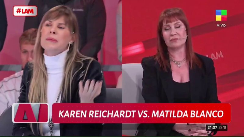 Escándalo en LAM: Karen Reichardt se fue del estudio en vivo tras un fuerte cruce por un proyecto sobre animales